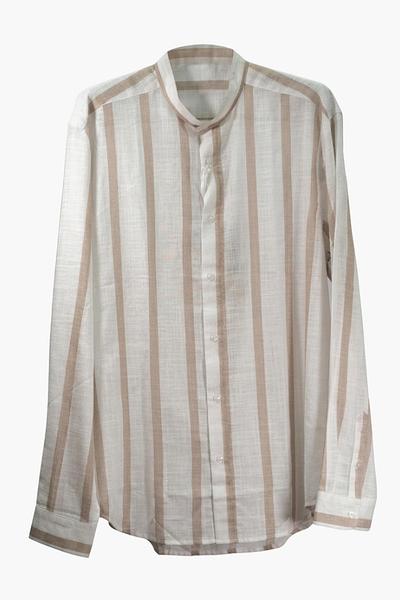 Camicia Notting Hill 100% Mussola di Cotone collo coreano