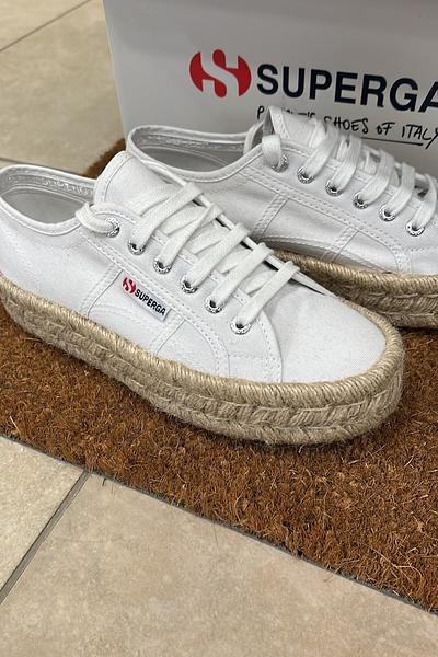 Superga platform tela