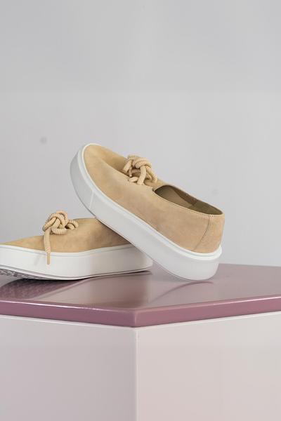 Sneakers Frau linea Light in pelle sfoderata